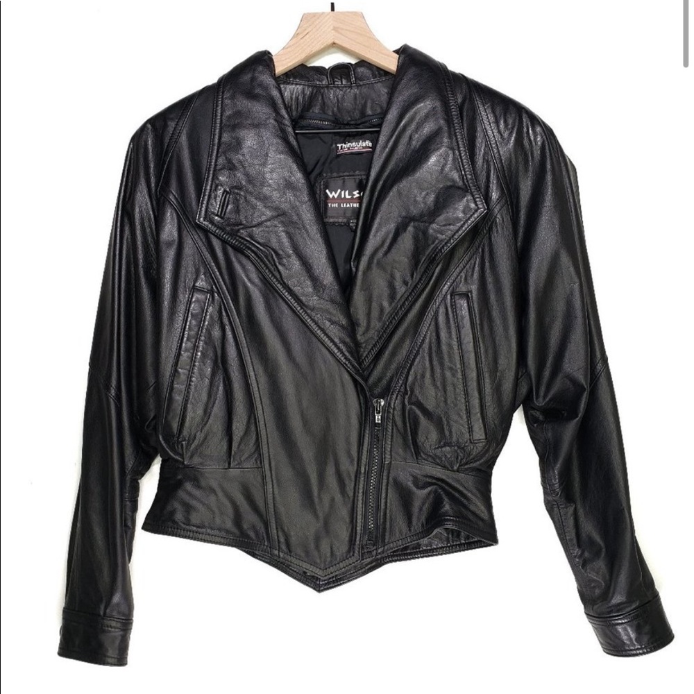 Wilson’s Hardware Cropped Leather Jakcet